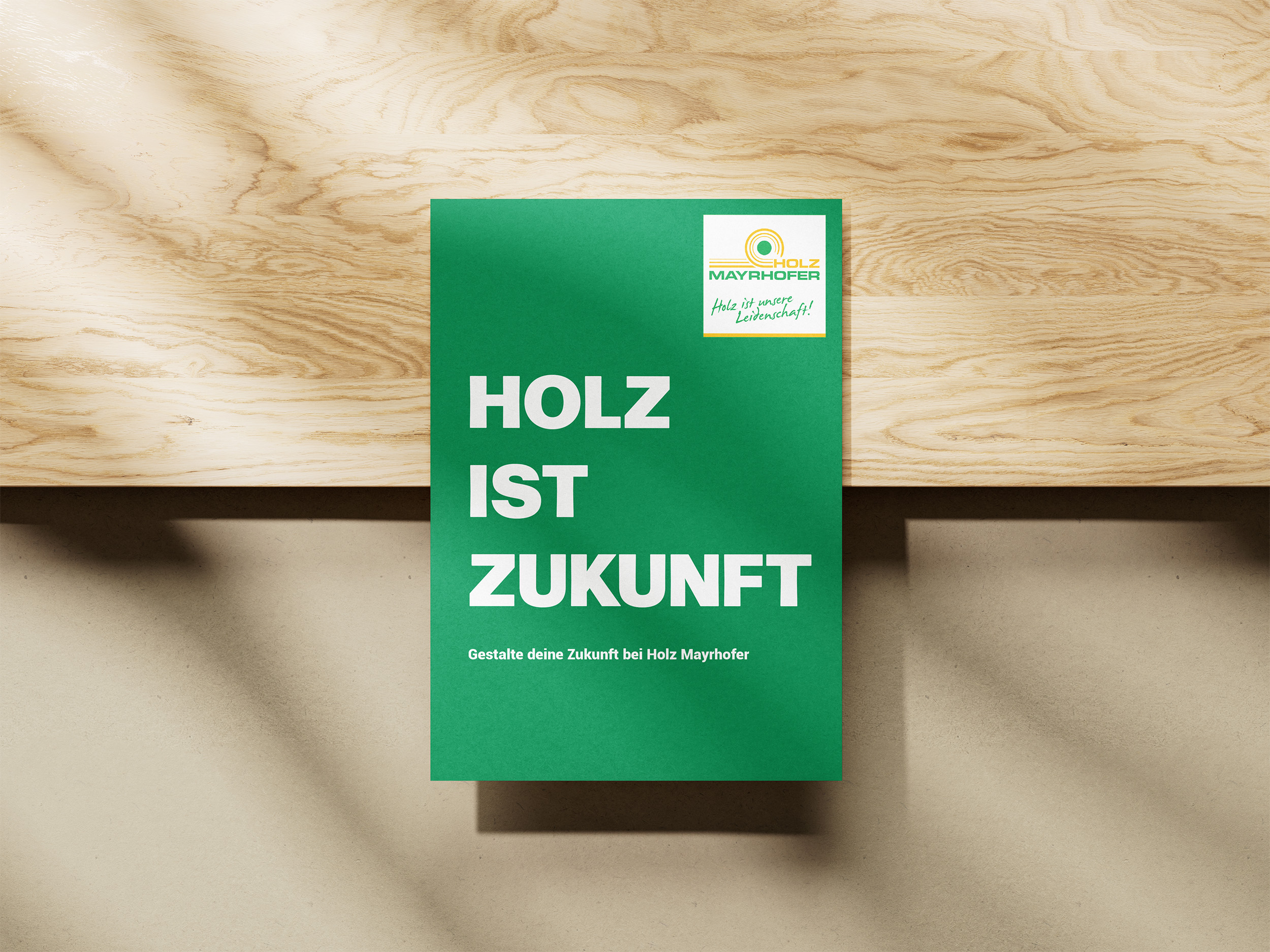 Flyer „Holz ist Zukunft“